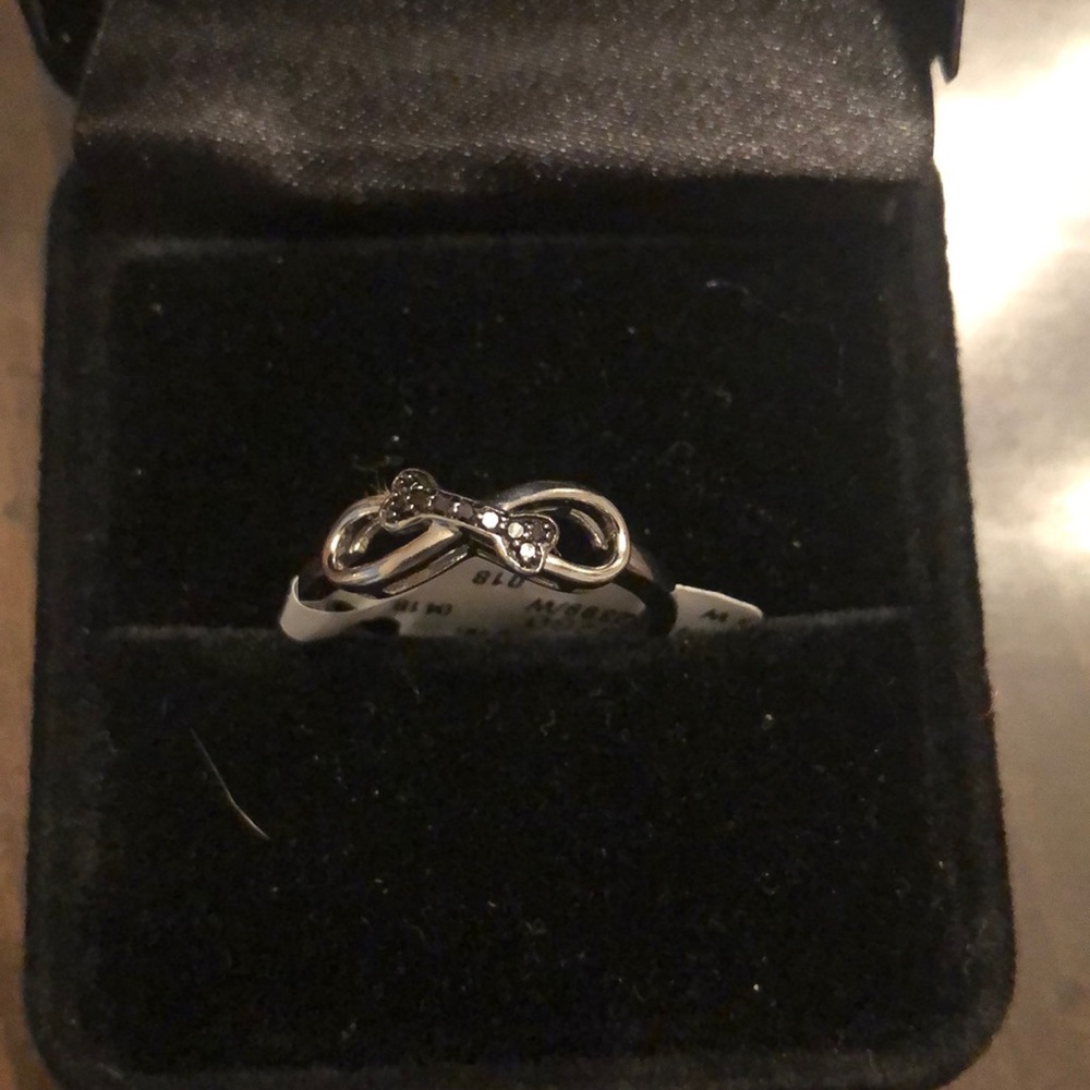 Dog Bone Infinity Ring